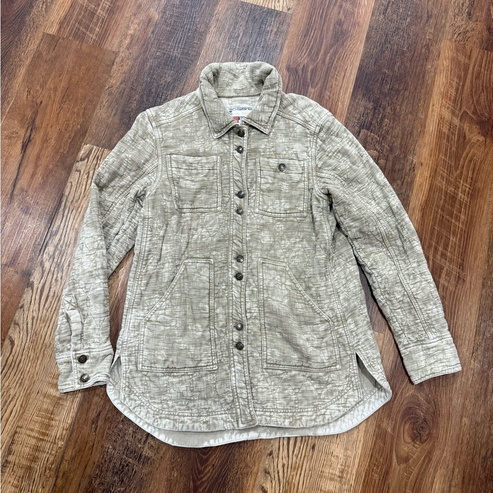 Pilcro Anthropologie | The Fielder Quilted Shirt Jacket - Picture 7 of 10